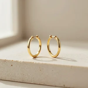 Aros Brillo Dorado